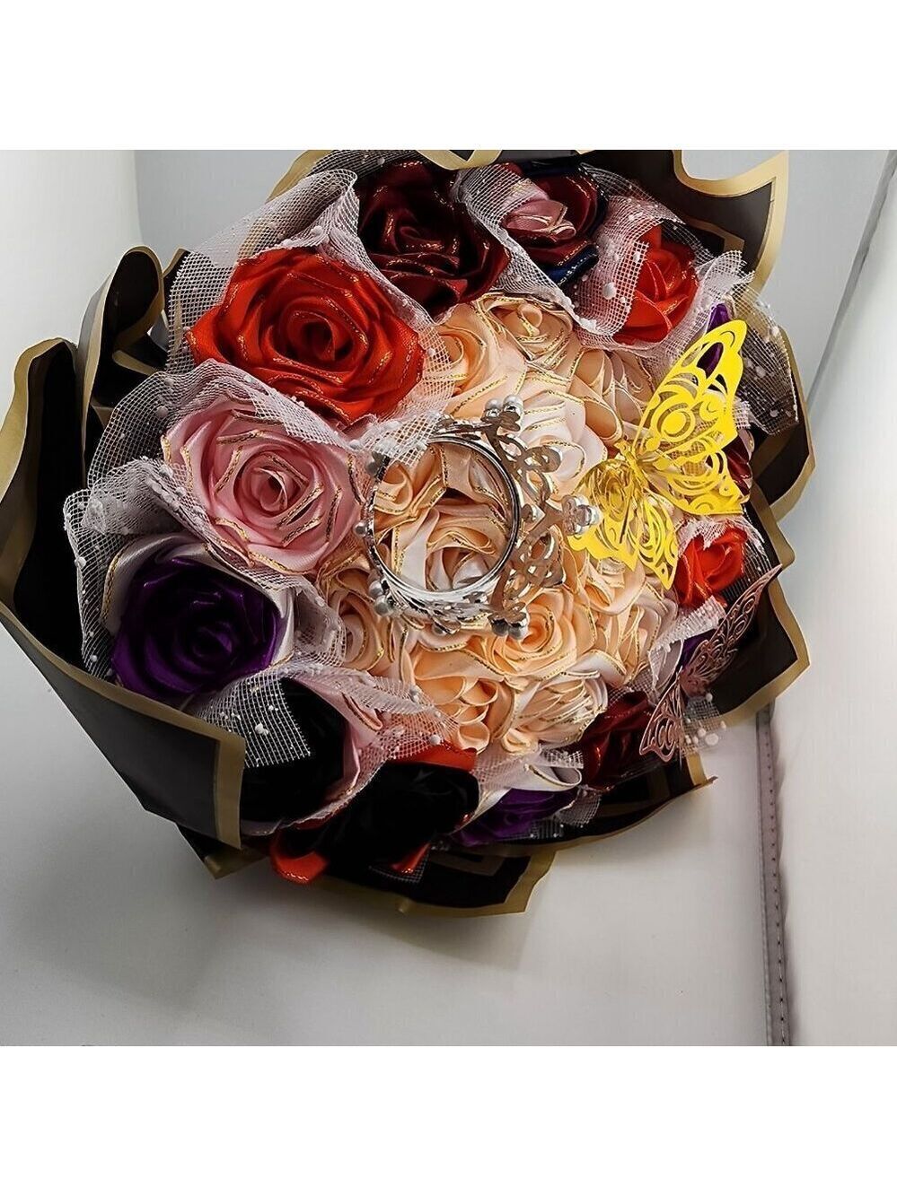 Brand New Handmade 2 Dozen Roses - Picture 11 of 16